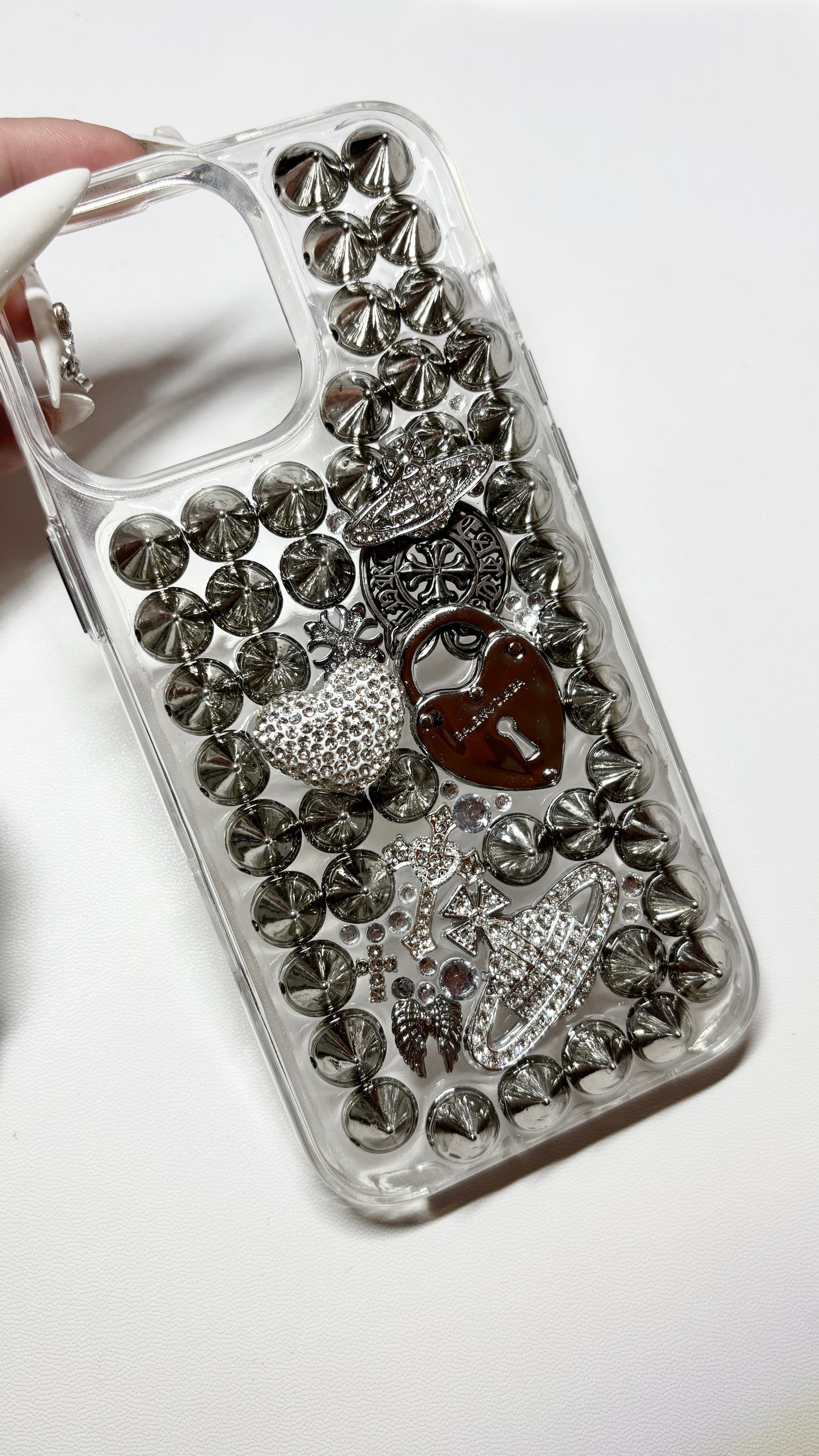 STUDDED ANGEL - phone case