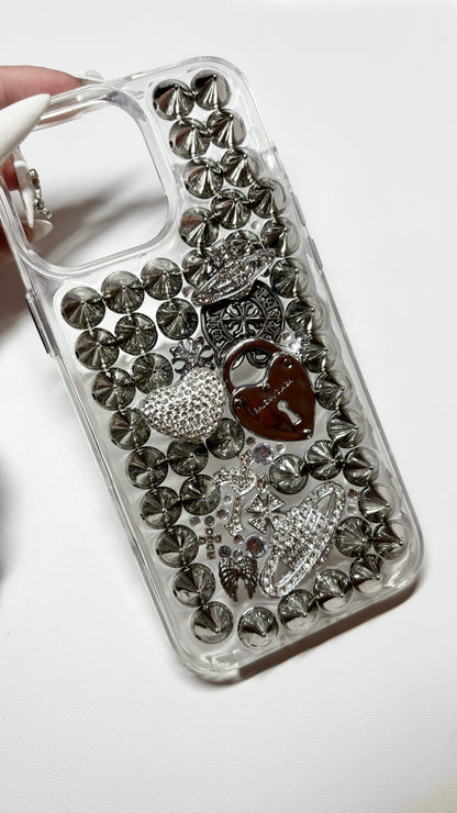 STUDDED ANGEL - phone case