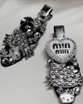 CHROME KITTY hair clips