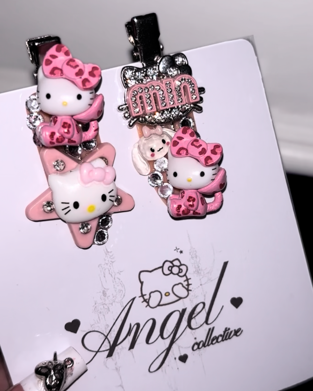 KAWAII KITTY hair clips