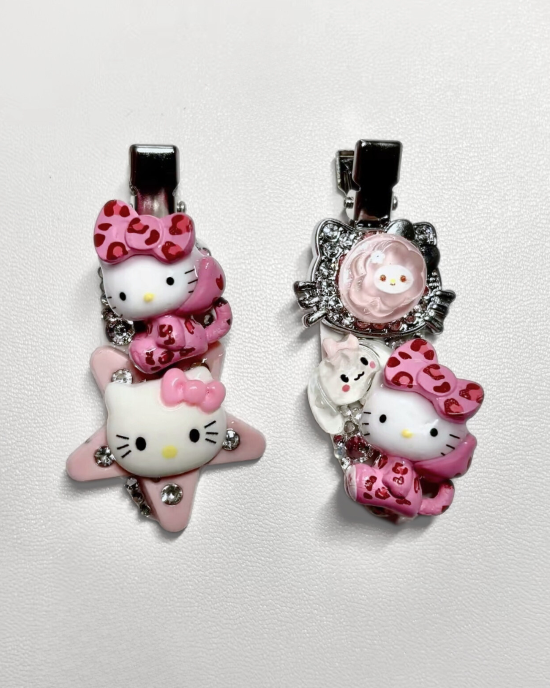 KAWAII KITTY hair clips