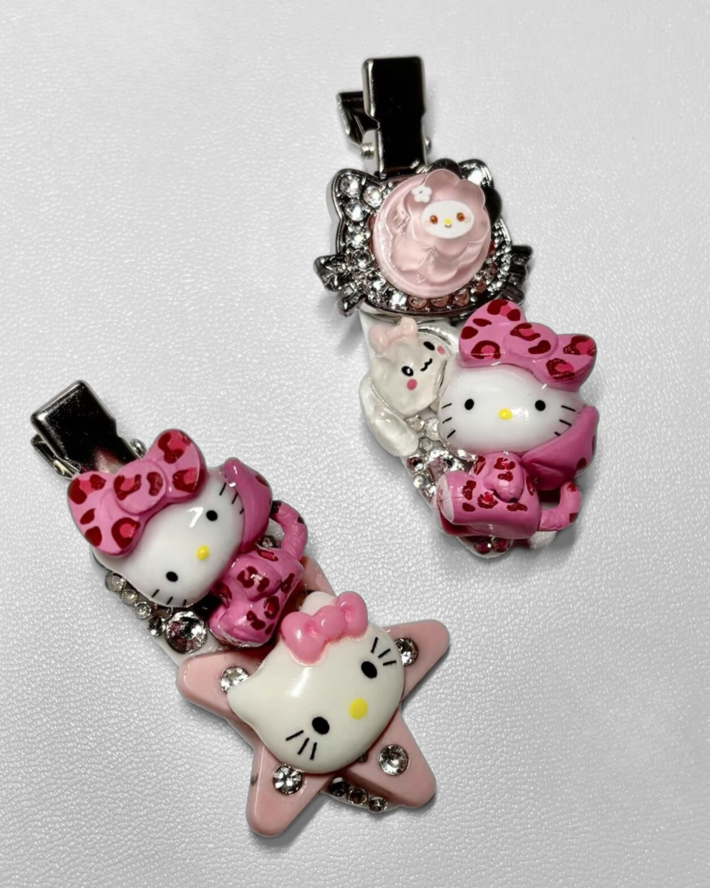 KAWAII KITTY hair clips