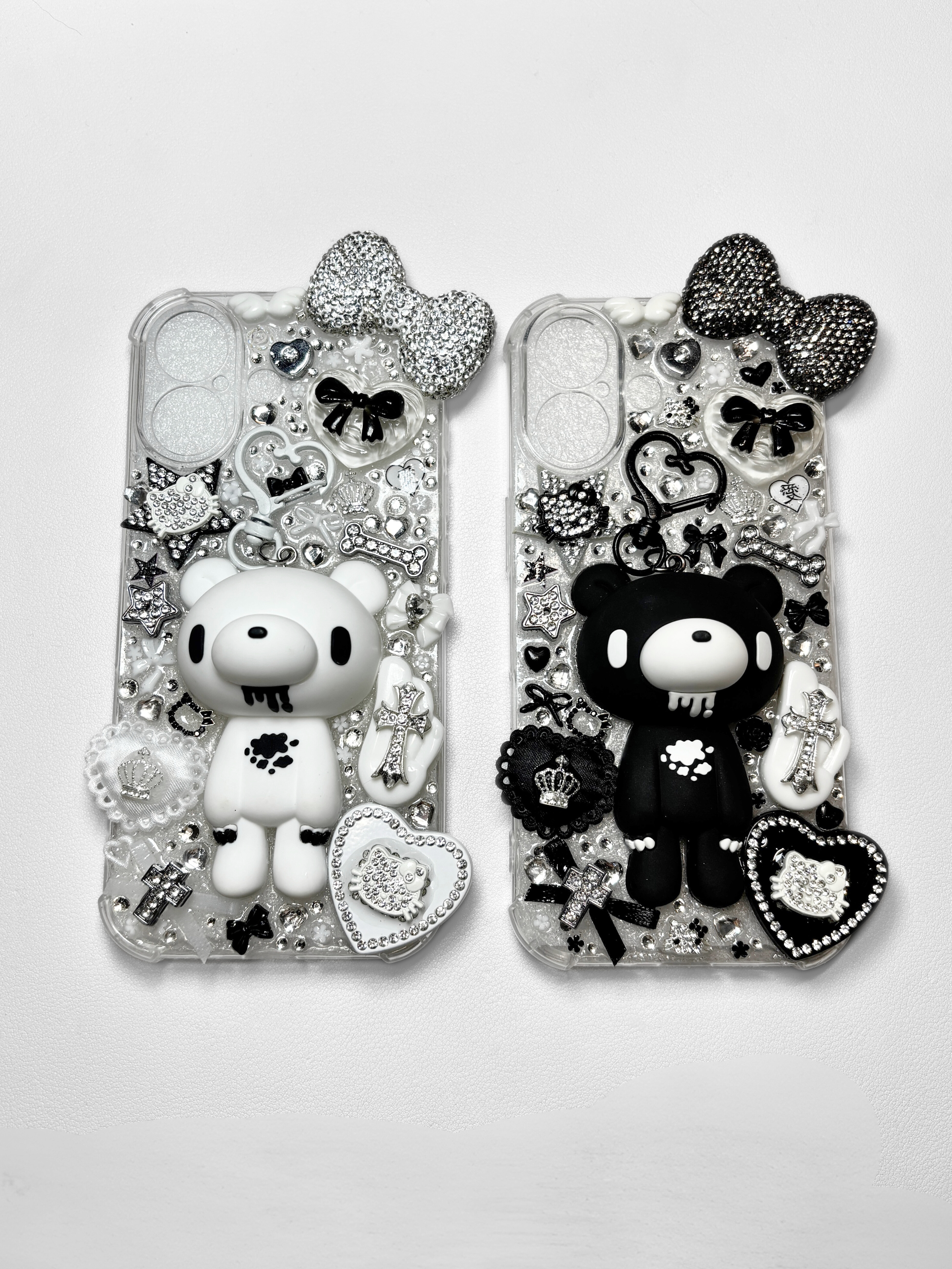 TWIN MOON ࣪ ˖☾♡ (black)