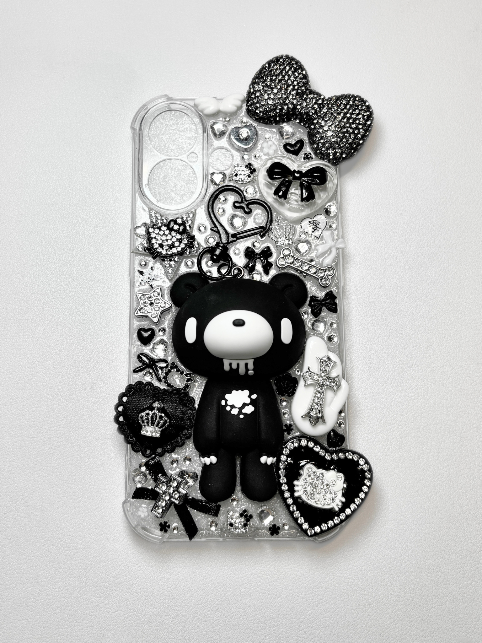 TWIN MOON ࣪ ˖☾♡ (black)