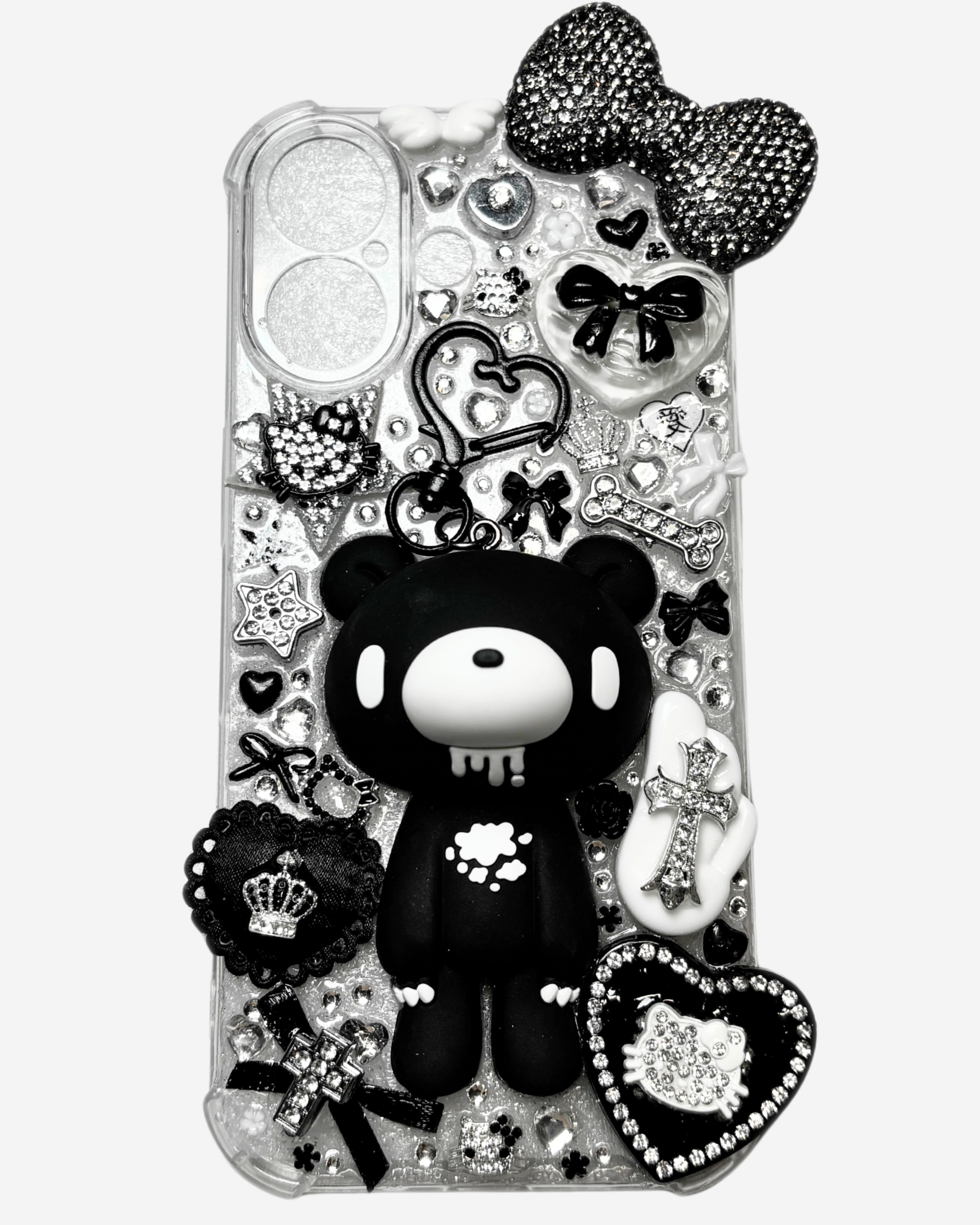 TWIN MOON ࣪ ˖☾♡ (black)